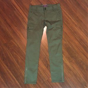USPA Skinny Cargo Pants - Green
